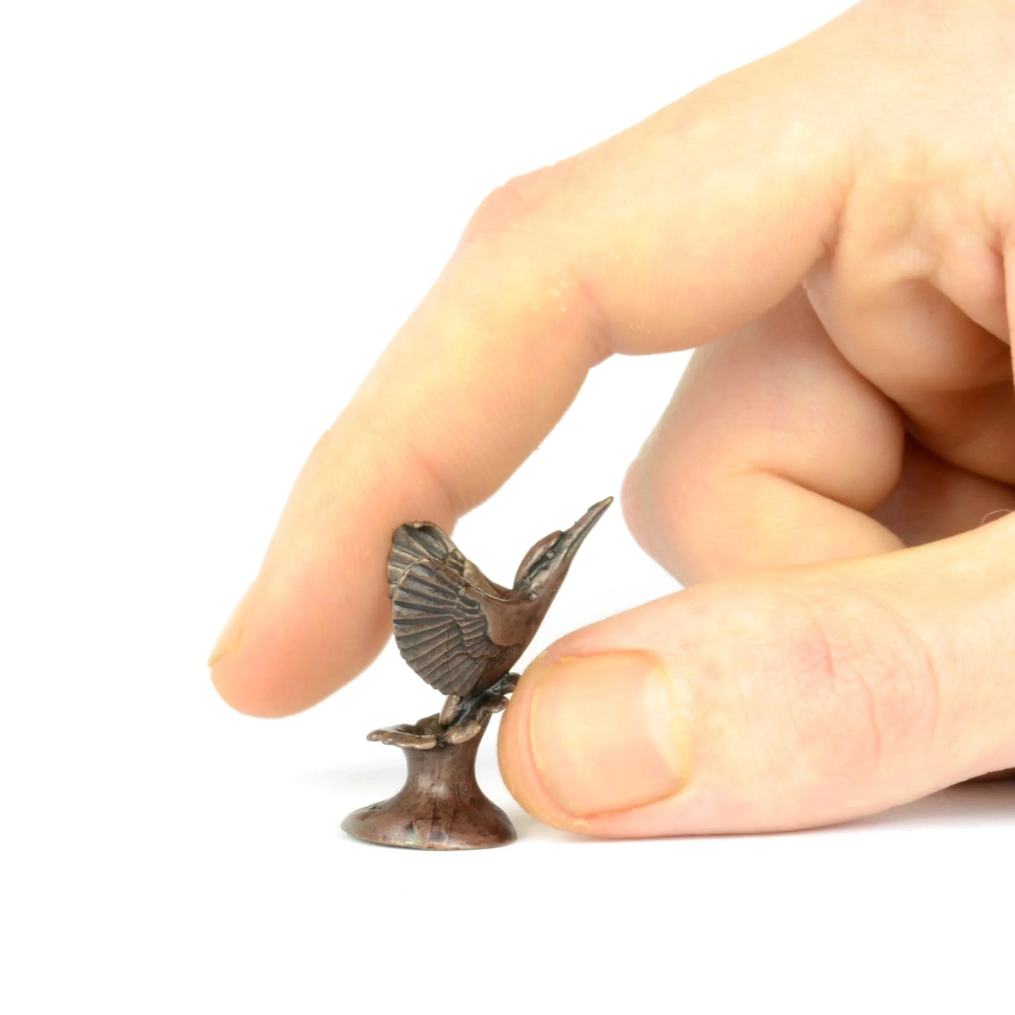 Kingfisher Miniature Bronze Sculpture