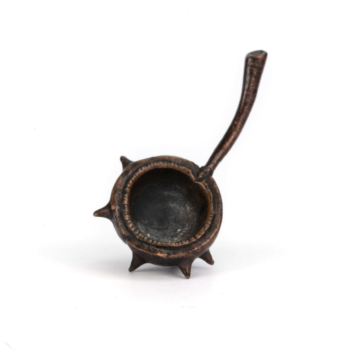 Empty Conker Shell Bronze Sculpture