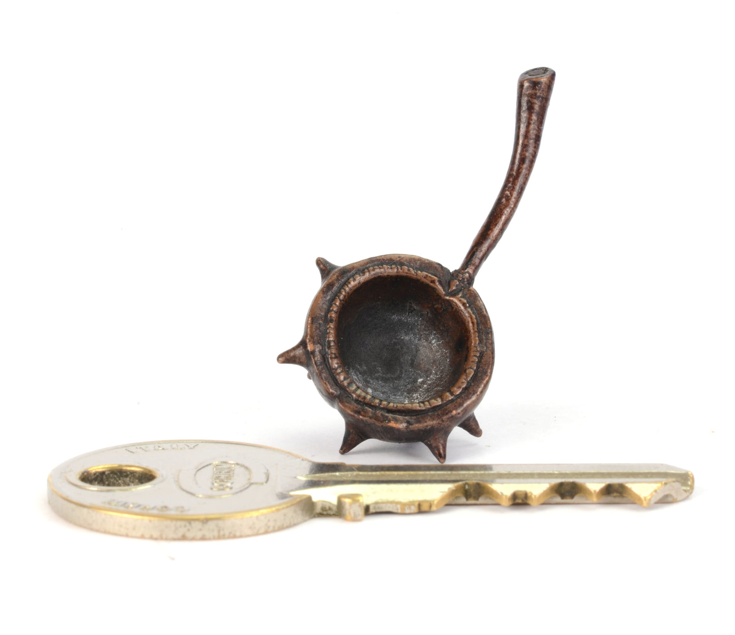Empty Conker Shell Bronze Sculpture