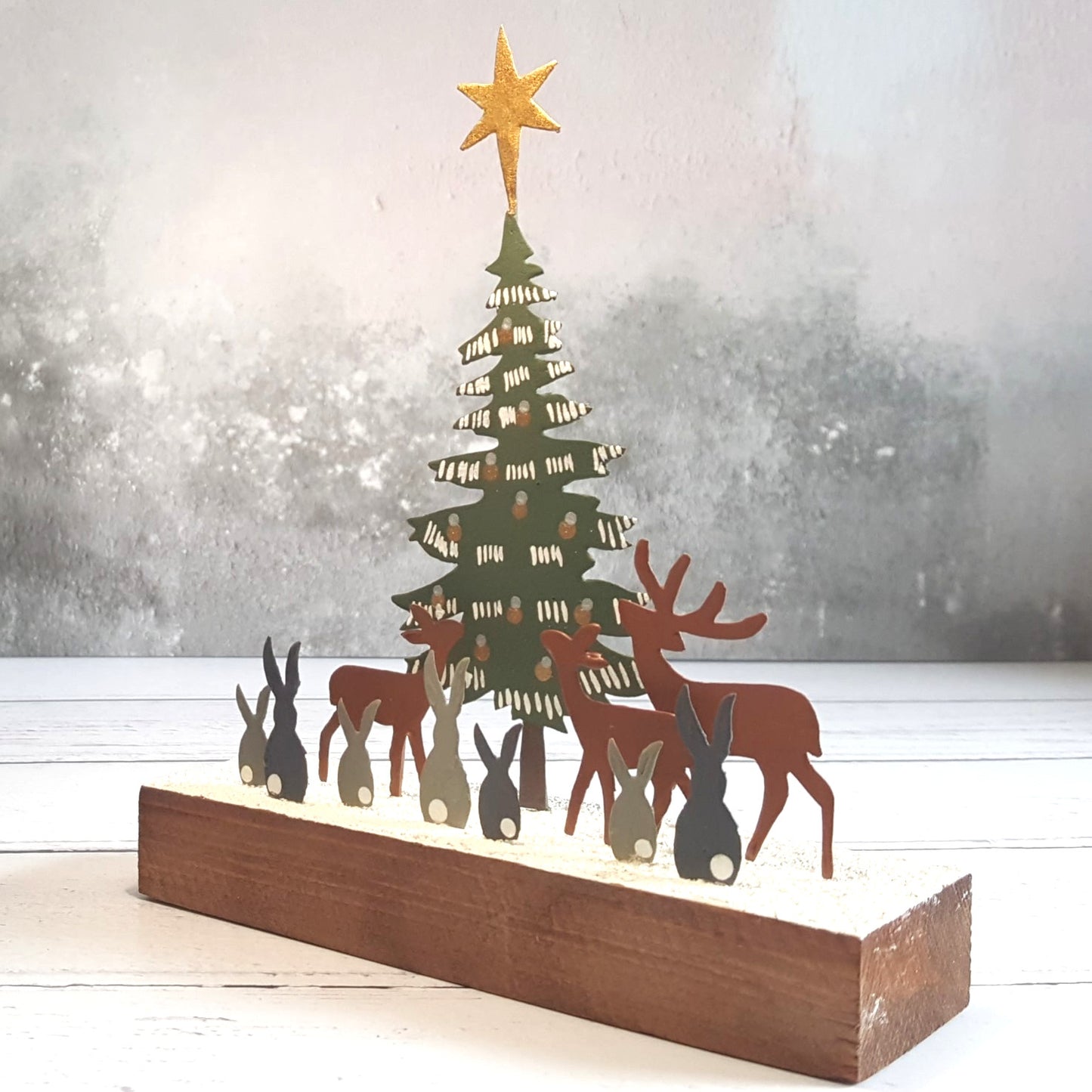 Woodland Christmas Scene